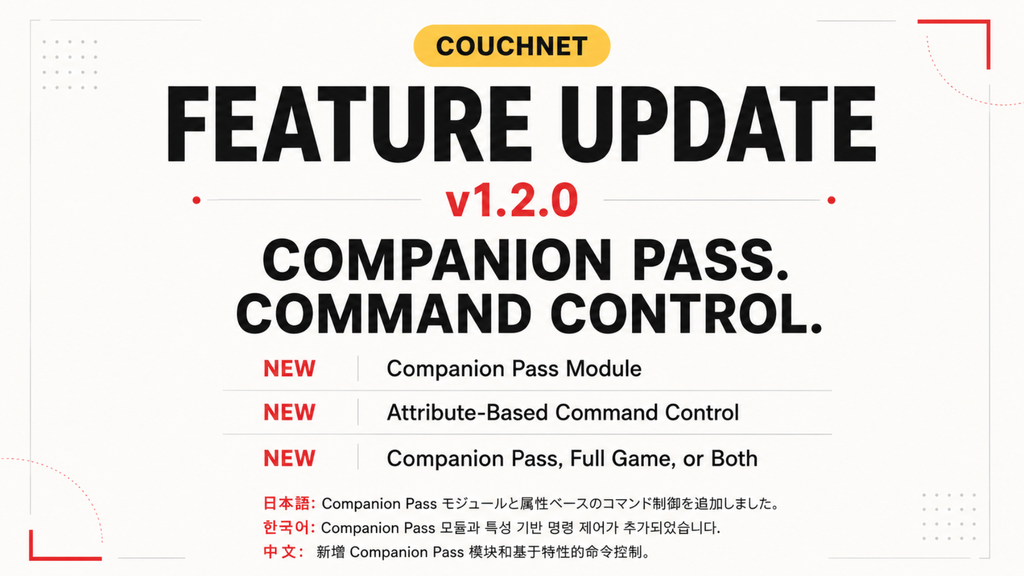 CouchNET – Multiplayer Framework for Local & Online Co-op